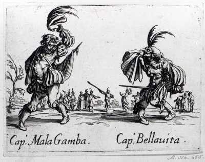 Balli de Sfessania, ca. 1622 von Jacques Callot
